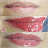 Permanent make up Lippen
