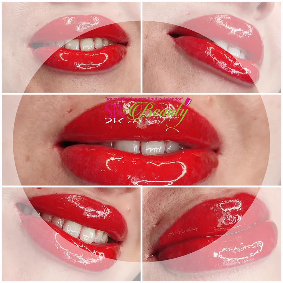 Lippen permanent make up in Weingarten Bild